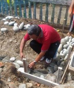 Laying the First Stone of the Guard Post of the Manna Religious Court